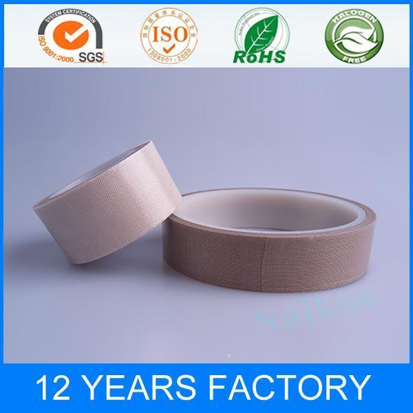 0.20mm 玻纤铁氟龙胶带封口机胶布 0.20mm 玻纤铁氟龙胶带封口机胶布