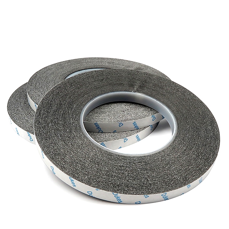 Dukes黑色醋酸布双面胶带 耐高温线束胶布变压器电子产品绝缘捆扎 Dukes黑色醋酸布双面胶带 耐高温线束胶布变压器电子产品绝缘捆扎