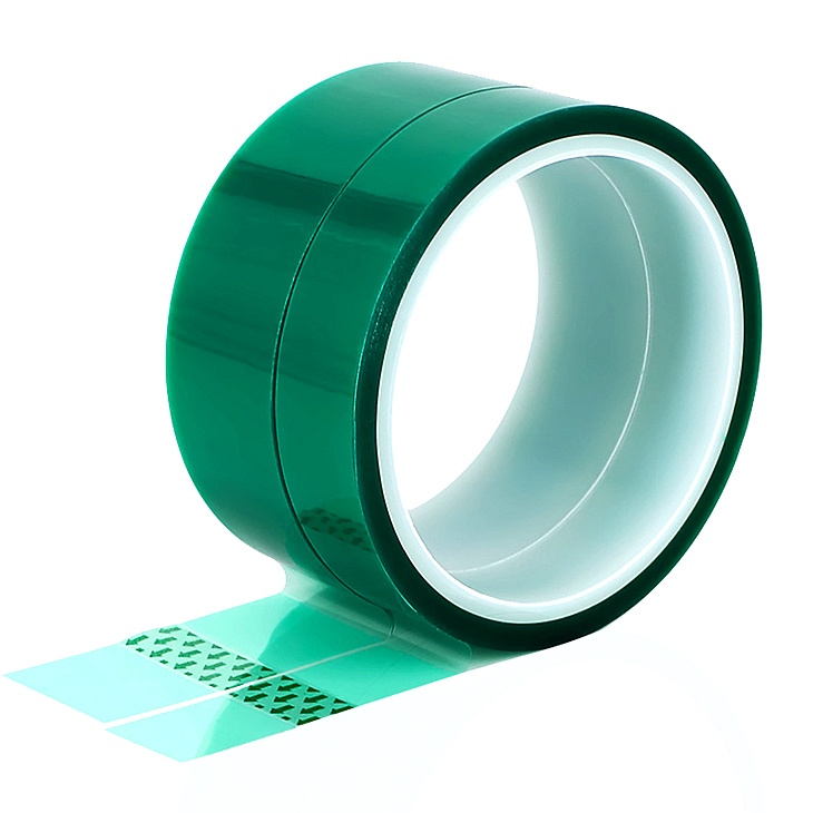PET绿胶绝缘耐高温胶带厂家 不残胶电镀喷漆遮蔽硅胶 PET绿胶绝缘耐高温胶带厂家 不残胶电镀喷漆遮蔽硅胶